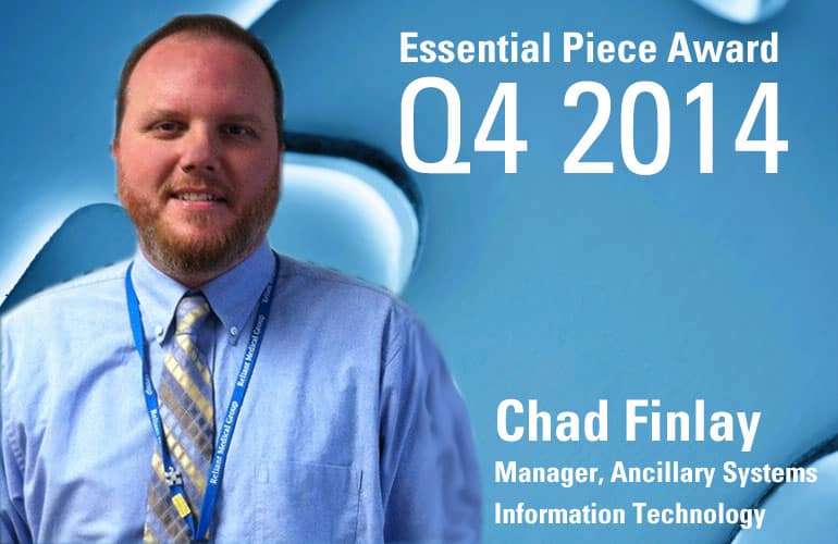 Chad Finlay is this Quarter’s Essential Piece!