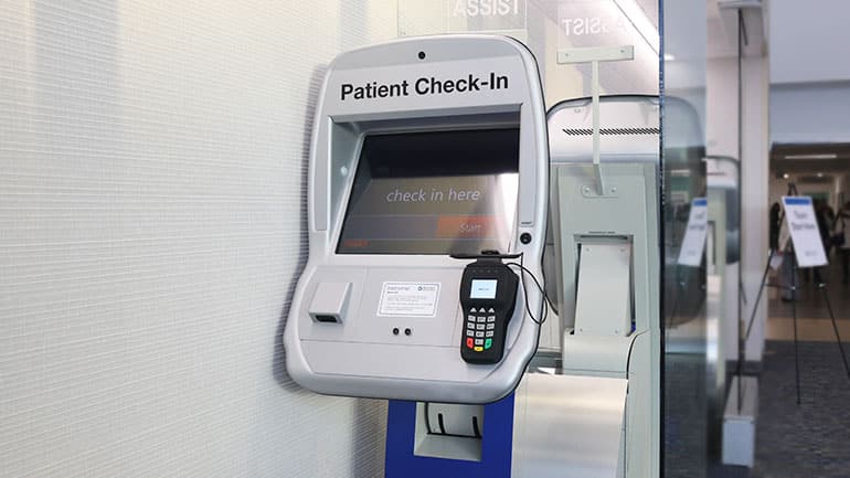 Patient Check-In kiosk