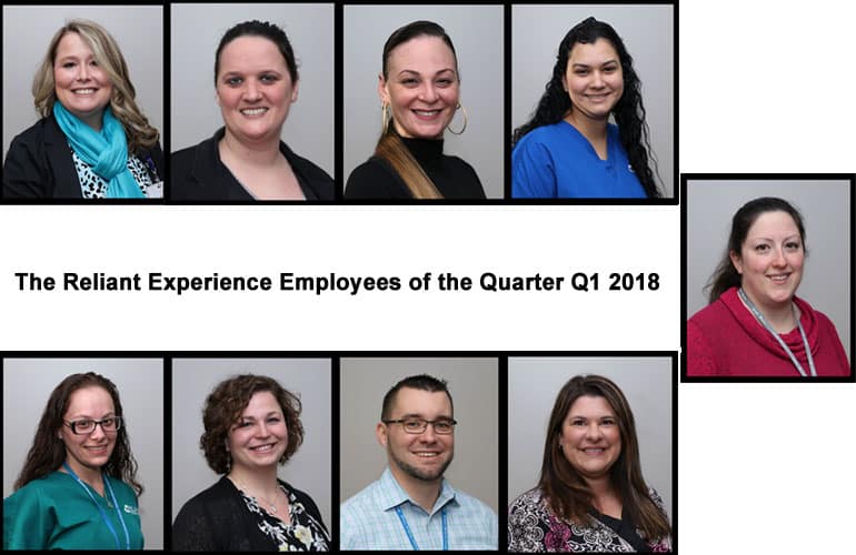 Congratulations to our Q1 2018 Employees of the Quarter!