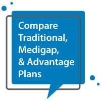 Compare traditional, medigap, and advantage plans