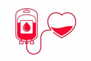 Blood donation vector illustration