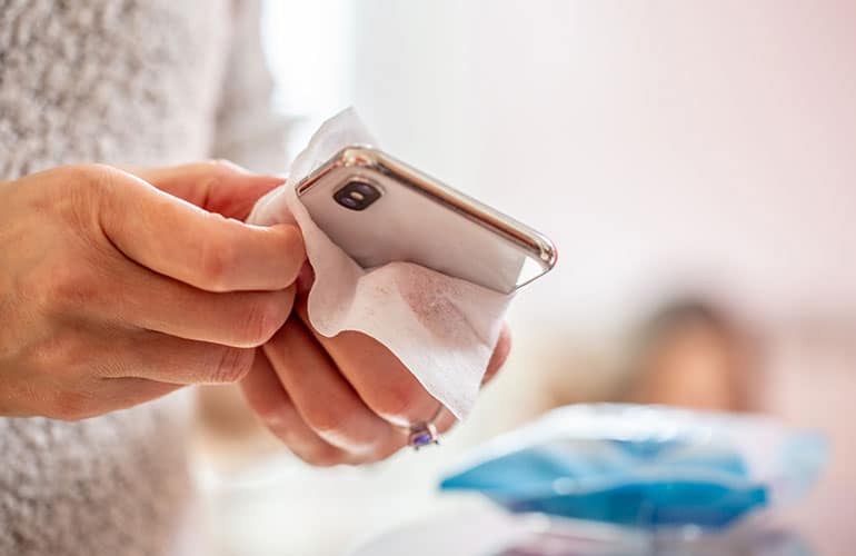 A Filthy Phone May Make You Sick – Here’s How to Disinfect It.