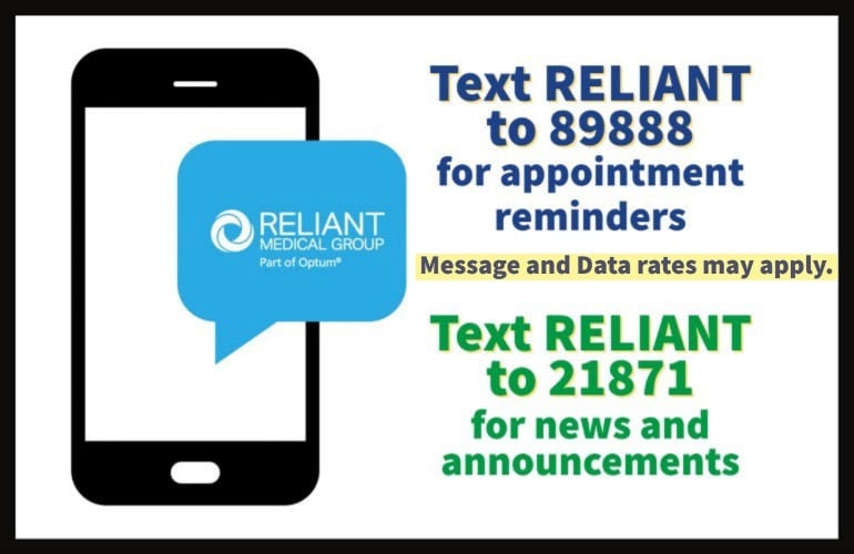 May We Text You with Reliant Updates?