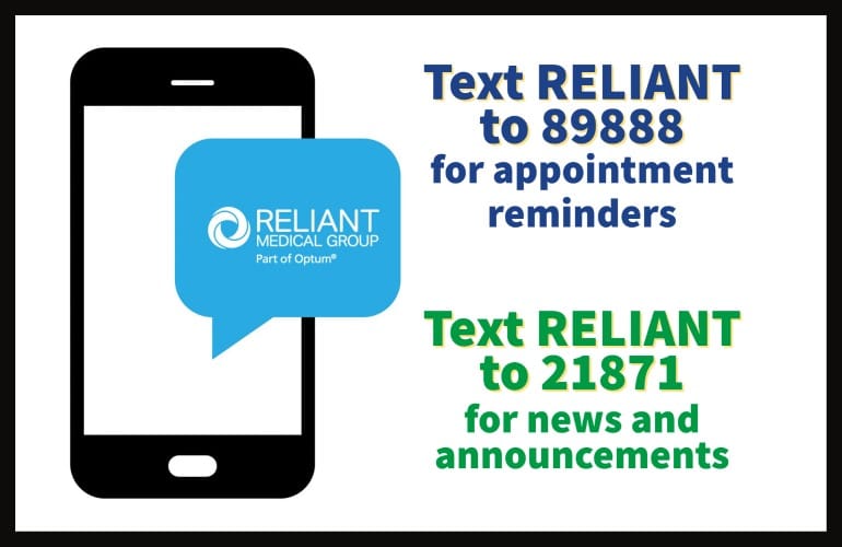 May We Text You with Reliant Updates?