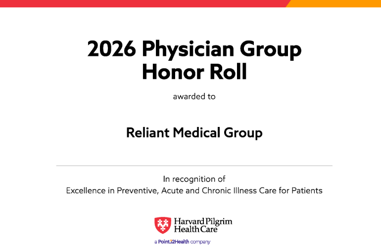 Reliant Medical Group Caregivers Recognized for Excellence